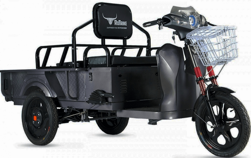 Грузовая электрическая тележка (электротрицикл) Rutrike D1 ГП 1200 60V900W Грузовая электрическая тележка (электротрицикл) Rutrike D1 ГП 1200 60V900W